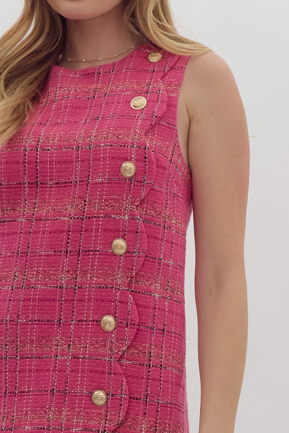 Pretty In Pink Tweed Mini